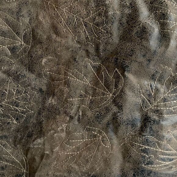 WOOLRICH Faux Leather Fur Sleeveless Vest  Brown XL - Picture 6 of 7